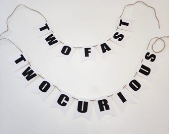 Fast One Birthday Banner: Race Car Party Decor
