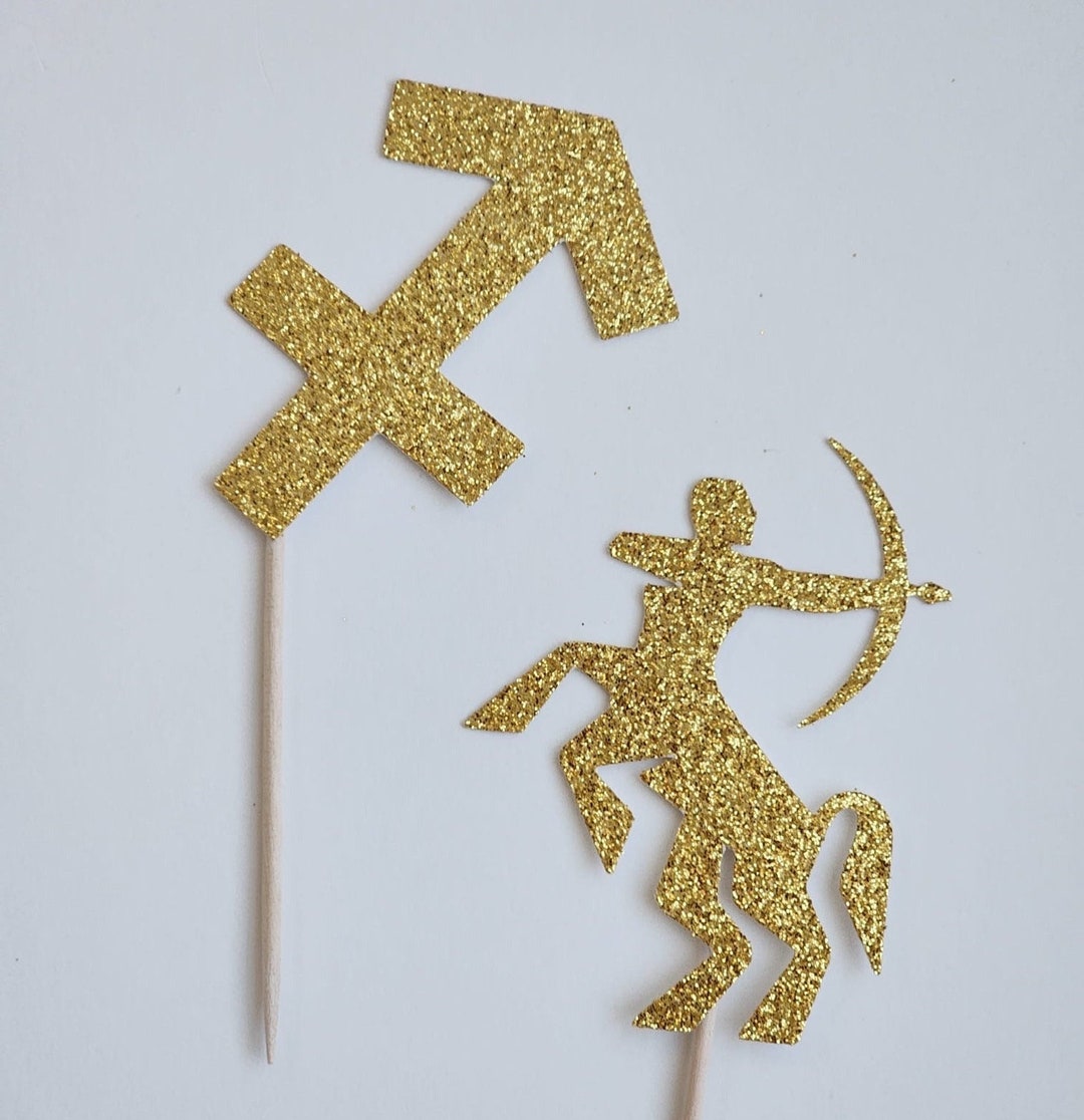 Sagittarius Cupcake Toppers, Sagittarius Toppers, Zodiac Toppers, Zodiac Cucpake Toppers