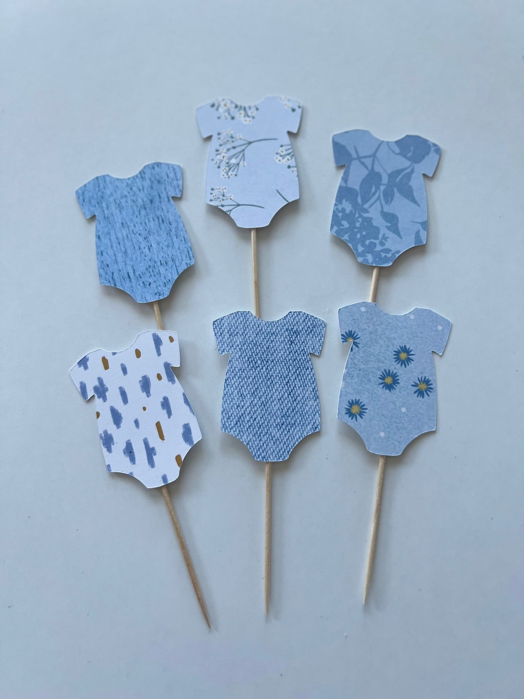 Onesie Cupcake Toppers, Onesie Toppers, Baby Onesie Toppers, Baby ...