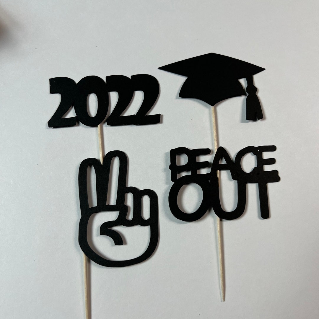Graduation Cupcake Toppers, Graduate Cupcake Toppers, High School