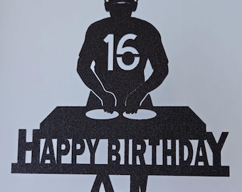 DJ Cake Topper