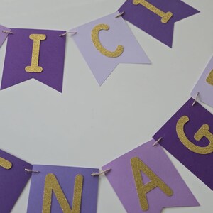Glitter Banner Officizell Teenager #65: Striscione Festa Per Compleanno E Addio Al Celibato/Nubilato
