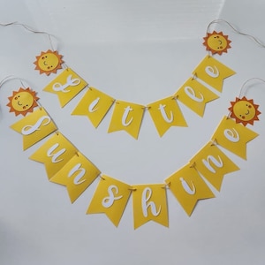 Sun banner, first trip around the sun banner, little sunshine banner, sunny one banner, sunshine banner