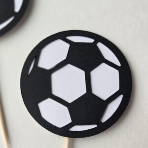 32-Piece Football Cupcake Toppers - Rugby Player Theme Party Decorations