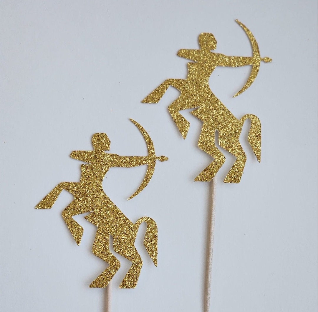 Sagittarius Cupcake Toppers, Sagittarius Toppers, Zodiac Toppers, Zodiac Cucpake Toppers