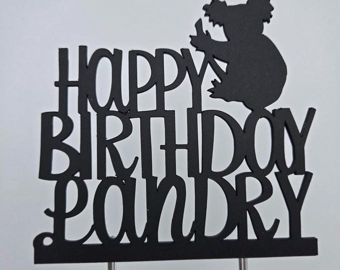 Koala Birthday Cake Topper: Party Decoration