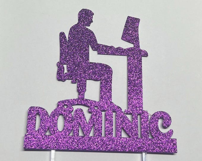 Programmer cake topper, Programming cake topper, Computer tech cake topper, Computer cake topper, Tech cake topper, IT cake topper
