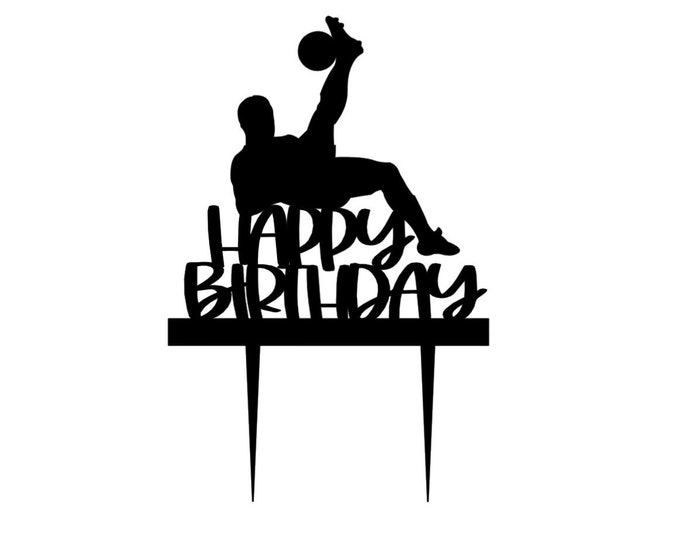 Soccer birthday cake topper, soccer cake topper, soccer player cake topper, soccer player topper, soccer topper soccer cupcake toppers,