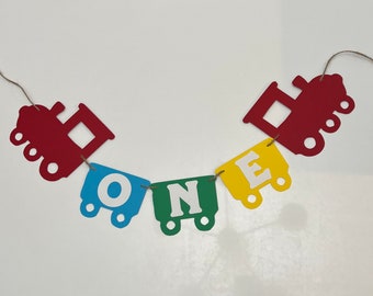 Choo Choo Train Birthday Banner: Pre-Hung Party Decorations
