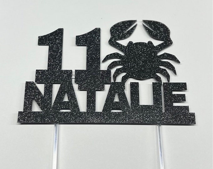 Cancer cake topper, zodiac cake topper, taurus birthday cake topper, cancer  cupcake toppers, zodiac party supplies, zodiac birthday