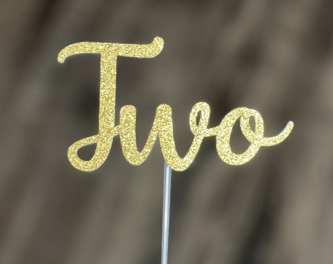 Second birthday cake topper, two birthday cake topper, 2nd birthday cake topper, im two cake topper, second birthday topper