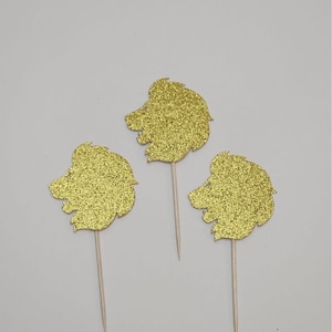 Leo cupcake toppers, lion toppers, zodiac toppers, zodiac cupcake toppers, astrology cupcake toppers, lion cupcake toppers, 12 toppers