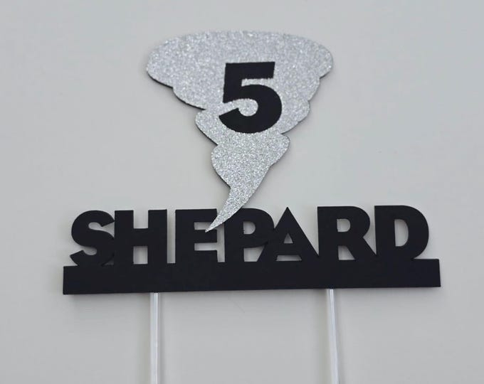 Tornado cake topper, weather cake topper, storm cake topper, tornado chaser cake topper, weather birthday cake topper, tornado birthday