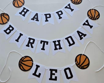 Basketball Birthday Banner: Handcrafted Party Decorations