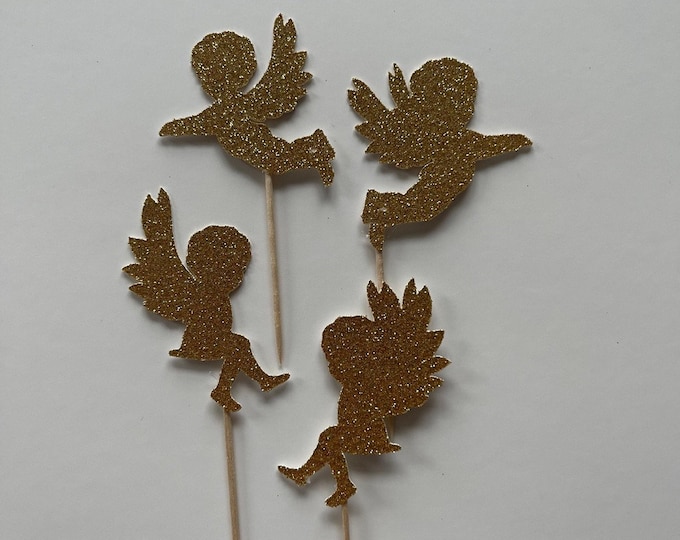 Angel cupcake toppers, angels cupcake toppers, baby angels cupcake toppers, angel topper, baby angels toppers, angelic cupcake toppers,