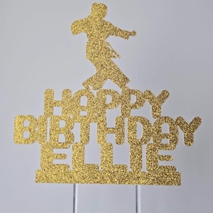 Karate cake topper, karate girl cake topper, karate topper, mixed martial arts cake topper, jiu jitsu cake topper