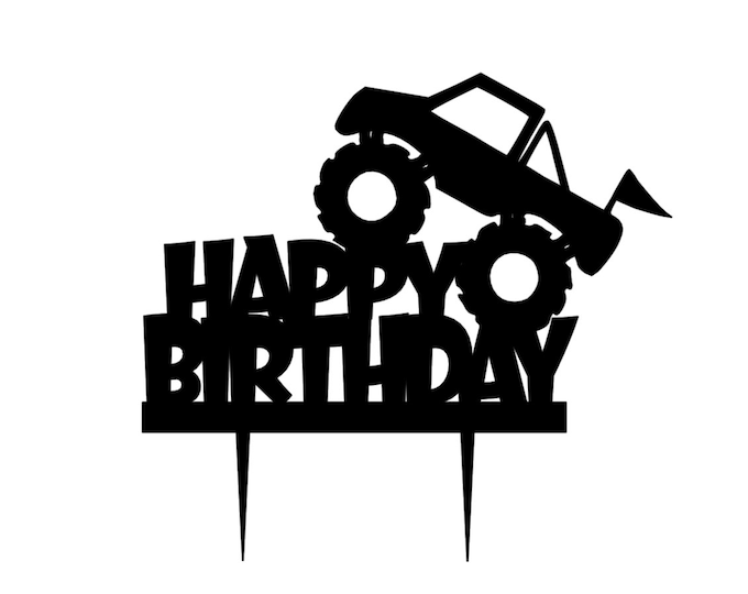 Monster truck cake topper, Monster truck topper, Monster truck birthday cake topper, Monster truck cake toppers, Monster truck toppers