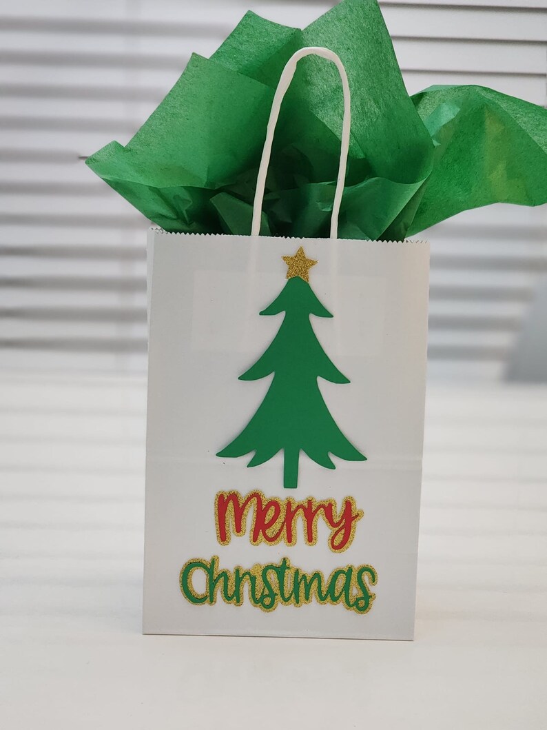 MerryWrap Gift Bag Set - 50 Assorted Holiday Bags