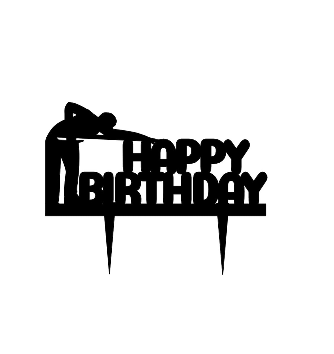 Billiard Cake Topper, Billiards Cake Topper, Playing Billiards Cake