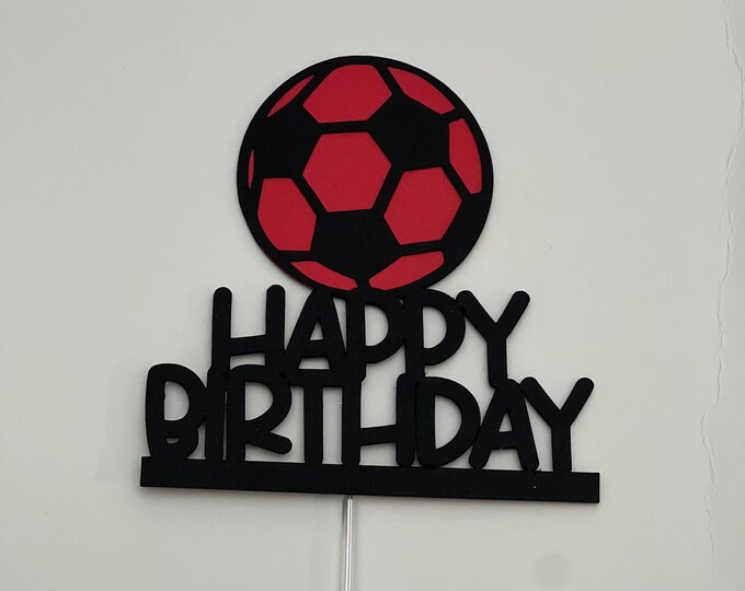 Soccer birthday cake topper, soccer cake topper, soccer player cake topper, soccer player topper, soccer topper soccer cupcake toppers,