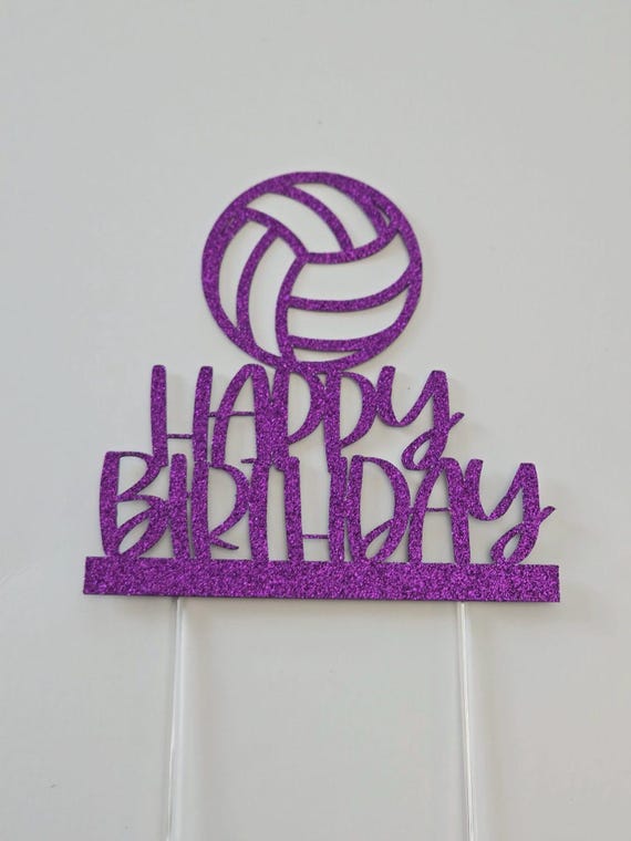 Volleybal Happy Birthday Banner, Volleybal Thema Verjaardag Garland
