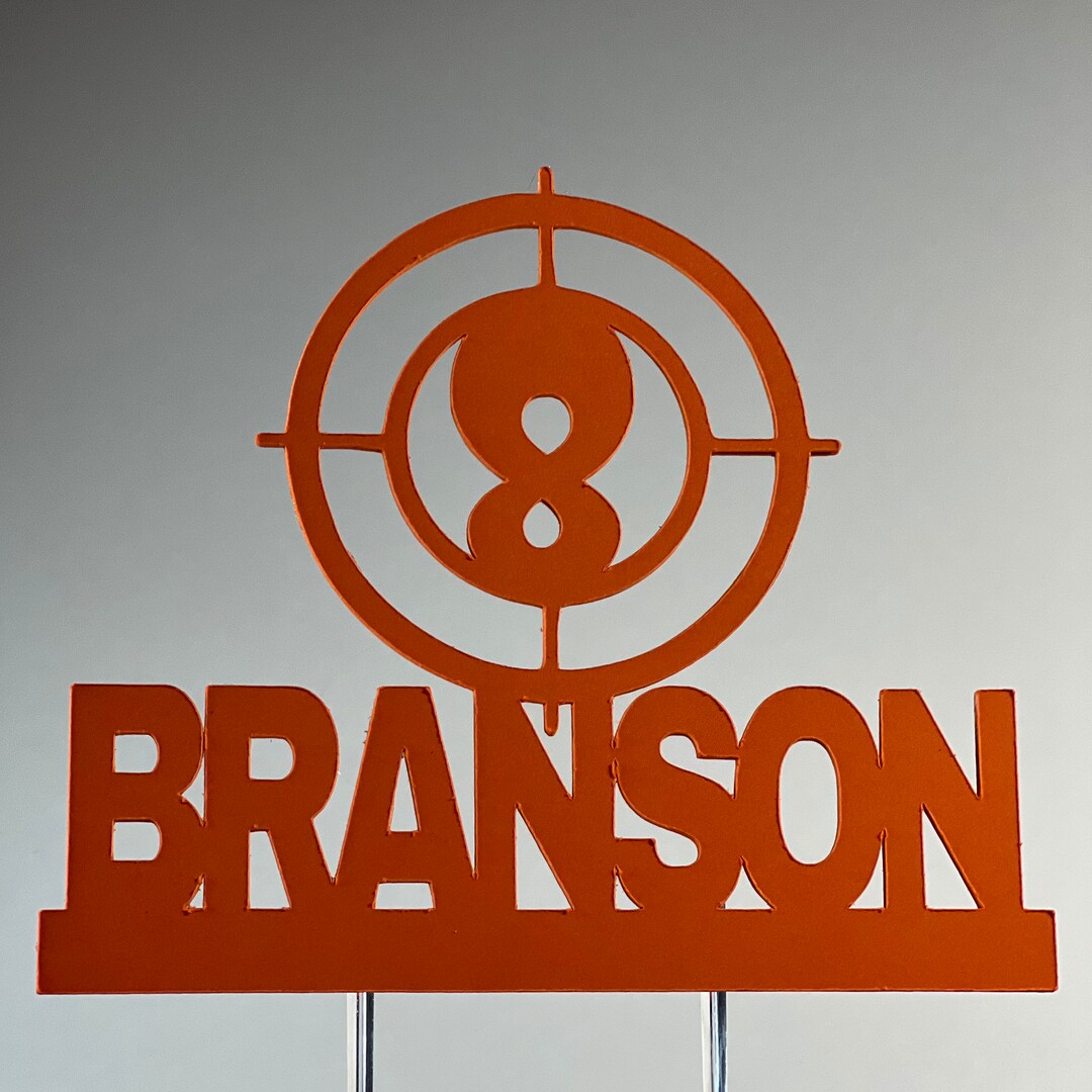 Target Cake Topper, Target Practice Cake Topper, Shooting Target Cake