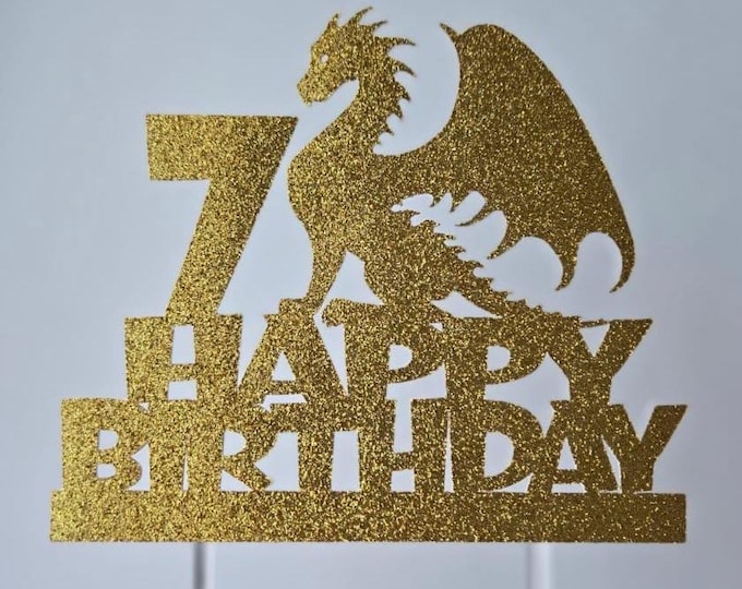 Dragon cake topper, dragon birthday cake topper, dragon lover cake topper, dragon theme cake, dragon party, dragon topper