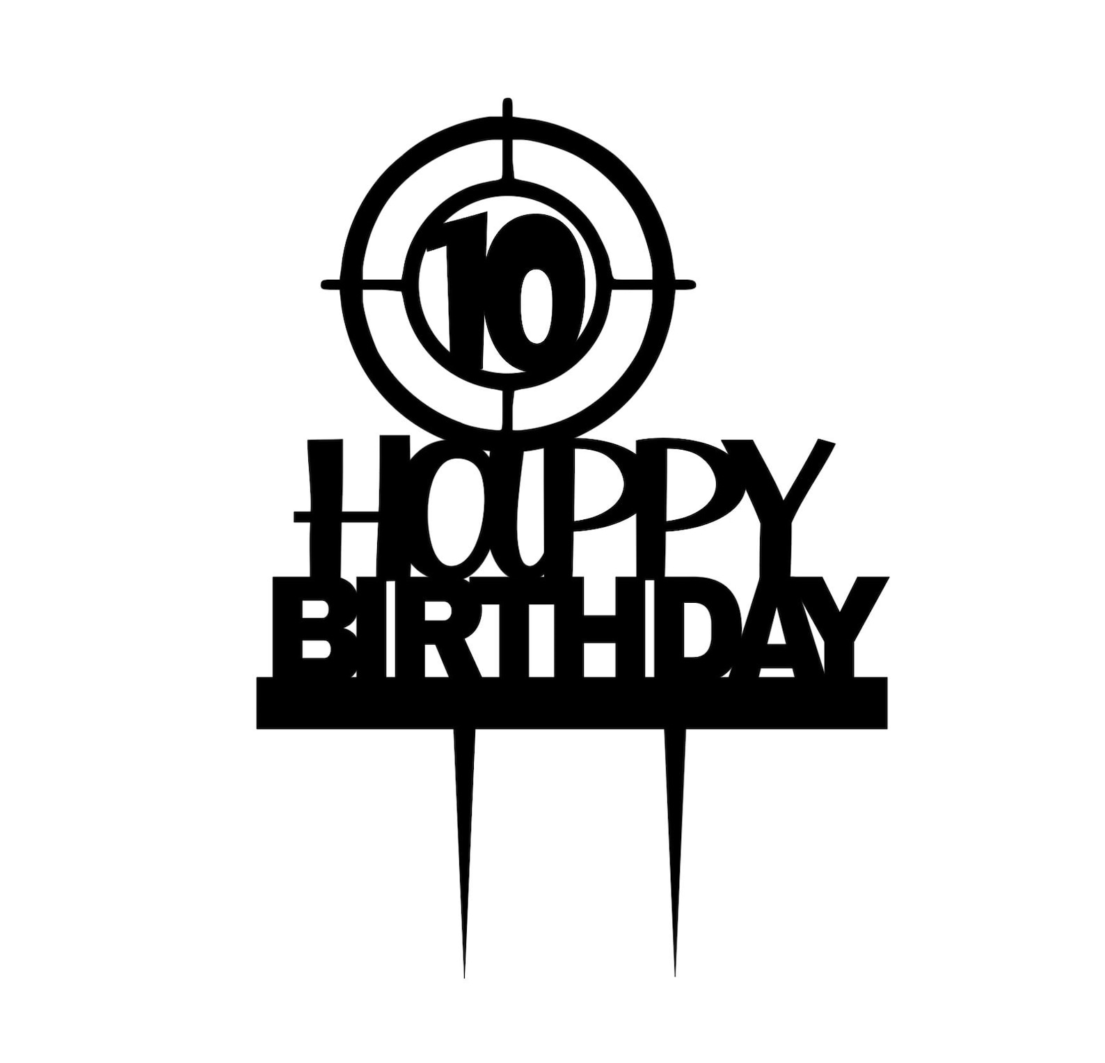 Target Cake Topper Target Practice Cake Topper Shooting Etsy