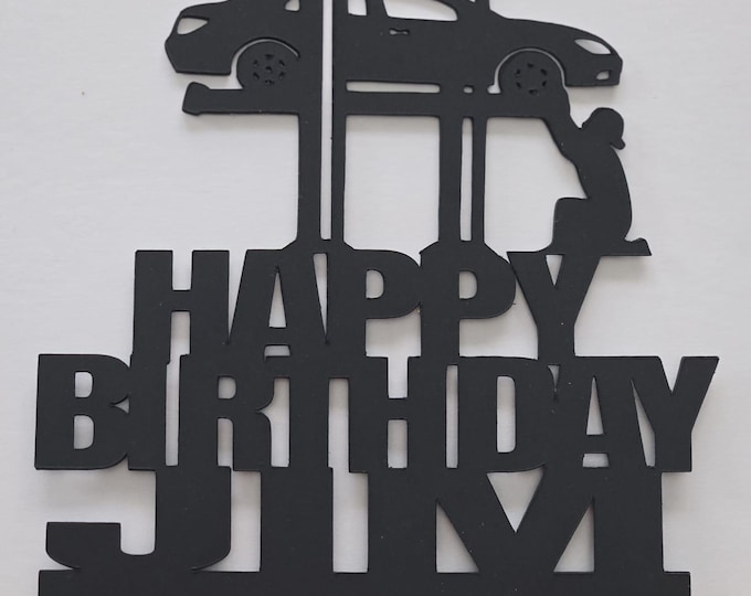 Mechanic cake topper, Mechanic birthday cake topper, Car mechanic cake topper, Car mechanic birthday cake topper, Mechanic topper, Mechanic