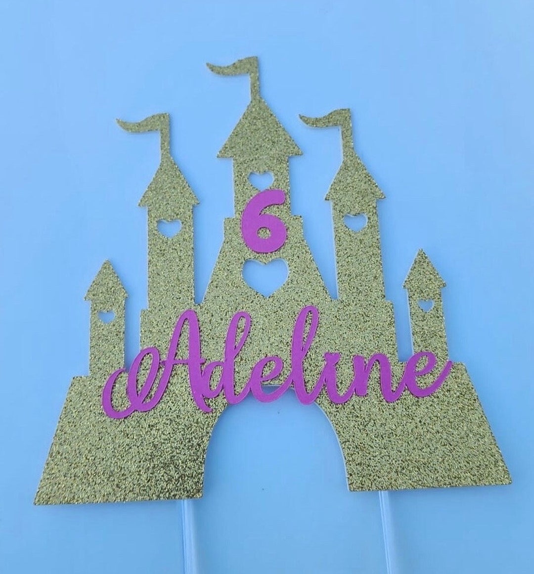 Princess Castle Cake Topper: First Birthday Party Decor - Etsy