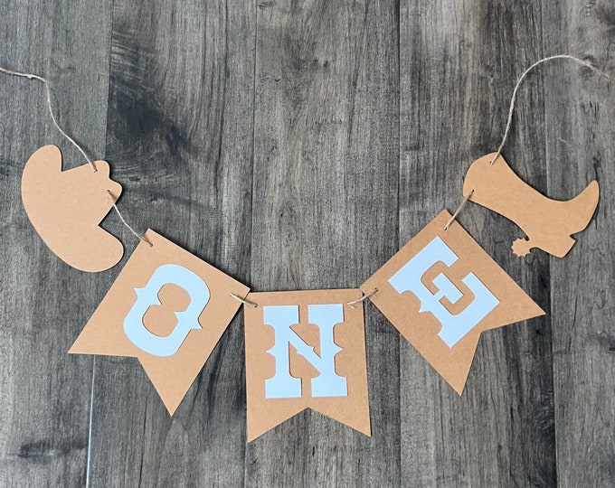 Cowboy banner, little cowboy banner, cowboy theme banner, cowboy hat banner, cowboy boots banner, cowgirl banner, first rodeo banner
