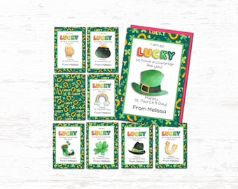 Tarjetas de San Patricio para compañeros de trabajo: tarjetas de felicitación para imprimir en casa