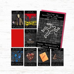 True Crime Valentine’s Day Cards Digital Download