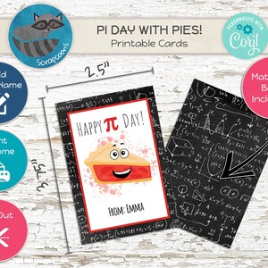 Pi Day Printable Cards - Etsy