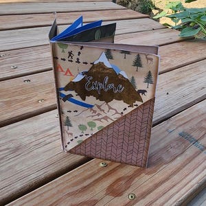 Camping Junk Journal Kit - Printable Scrapbook Ephemera for Outdoor Adventure