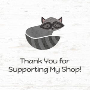 Thank you for supporting my shop