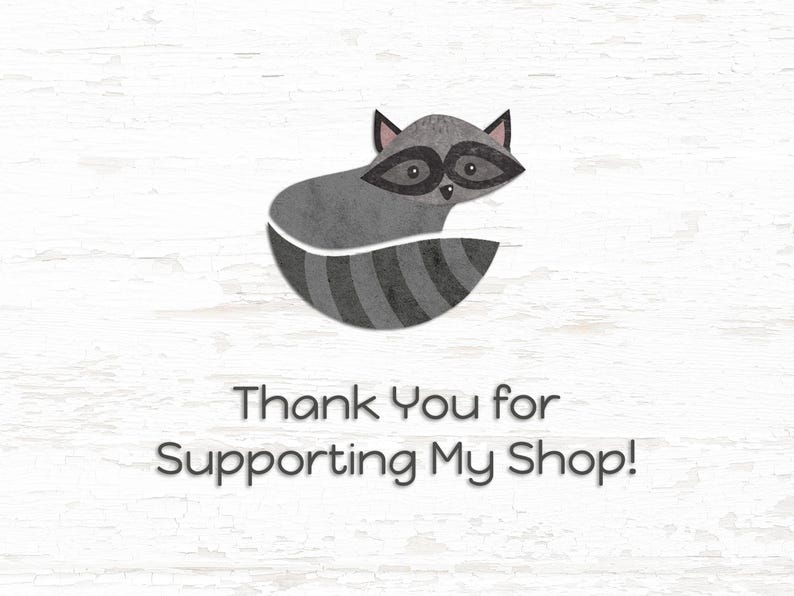 Thank you for supporting my shop