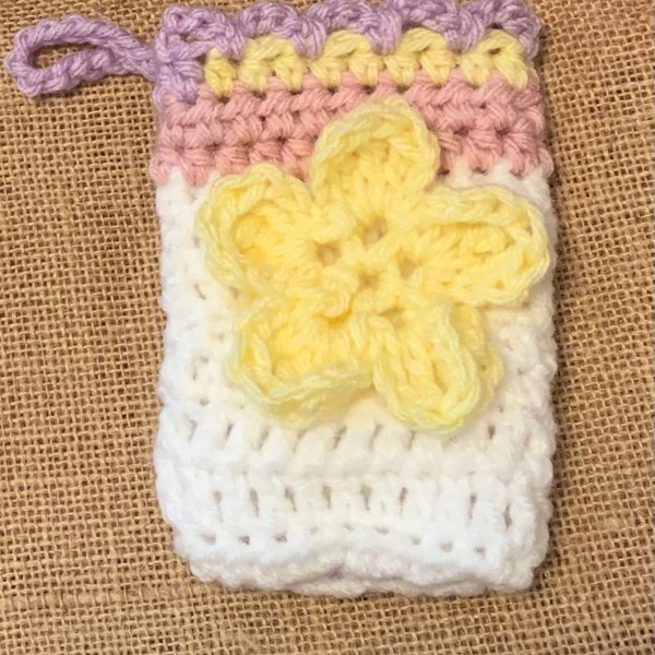 crochet kids shower mitt washcloth or soap saver!