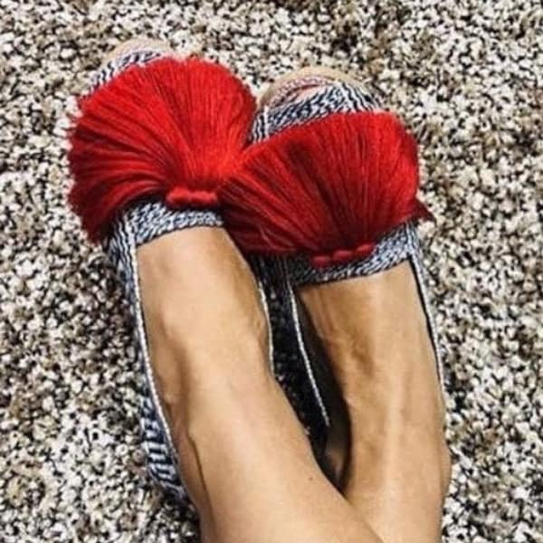 Red Basic Espadrille