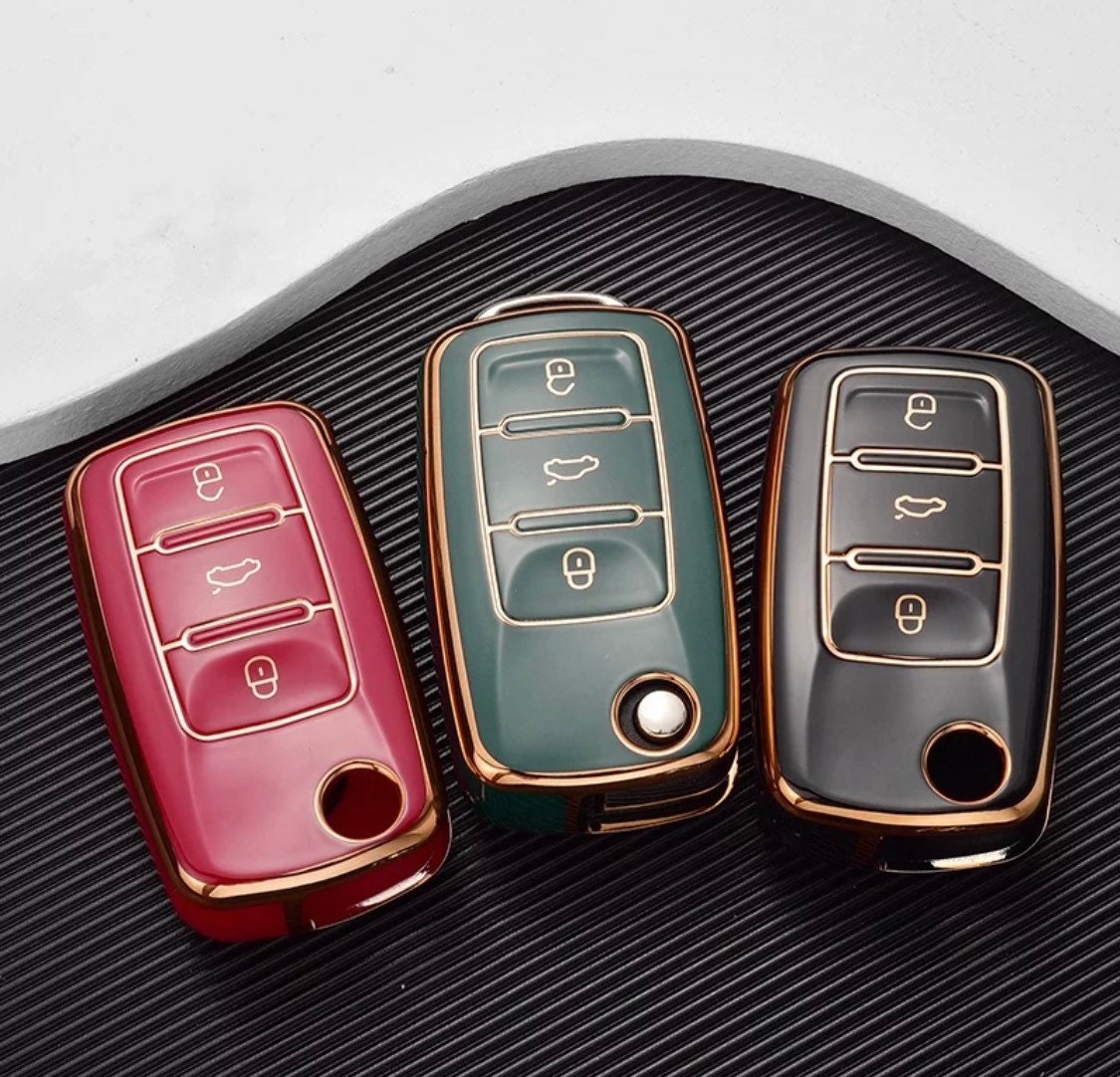 Buy Volkswagen VW Car Key Cover Soft Premium Tpuprotector Case for