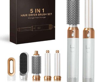 Haarbürste Haarstyler, Airstyler, Lockenstab, Haarstyler, 5 in 1 Haarstyling, Hochwertige Verarbeitung