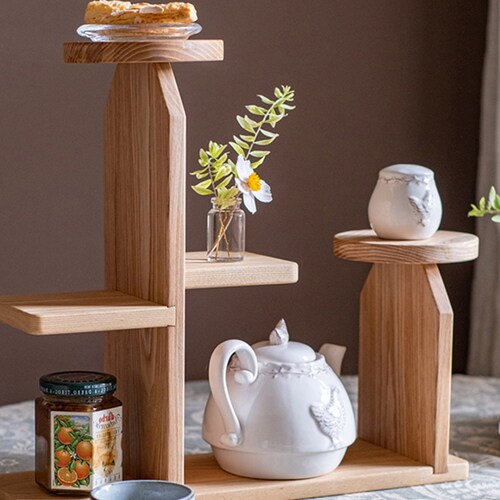 Wooden Plant Stands Indoor Wood Table Rack Handmade Display Etsy