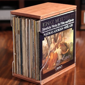 Vinyl Record Shelf Wood Album Display Vinyl Holder Record LP