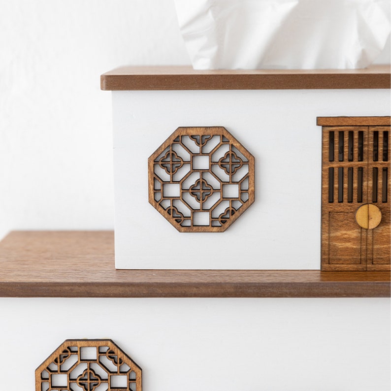 House Tissue Box Cover Wood Tissue Box Rectangle Tissue Box Etsy