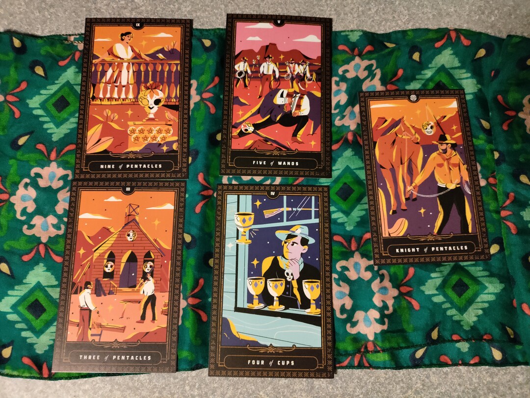 9 Card Tarot Reading Spread - Etsy