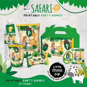 Safari Theme Kids Sensory Play activity kit - includes (4) colors