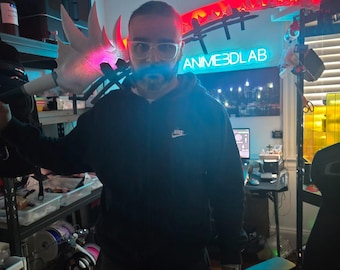 Cosplay 3D Printed Weapons with Lighting (Optional)