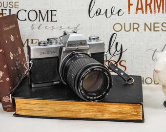 Vintage Minolta SRT 100 35mm Film Camera, Collectible Photography Equipment