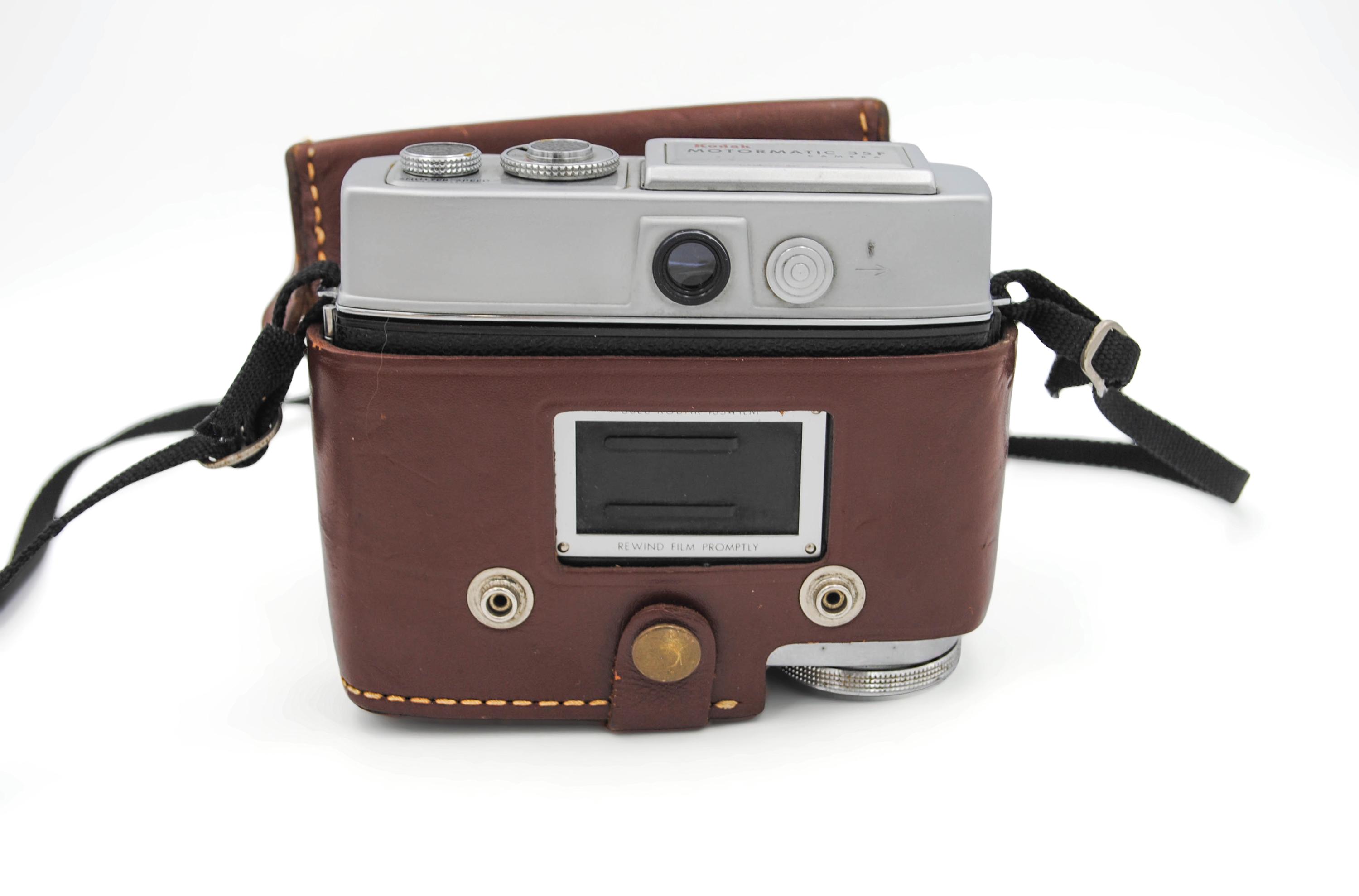 Vintage Kodak Motormatic 35F Film Camera With Leather Case (parts