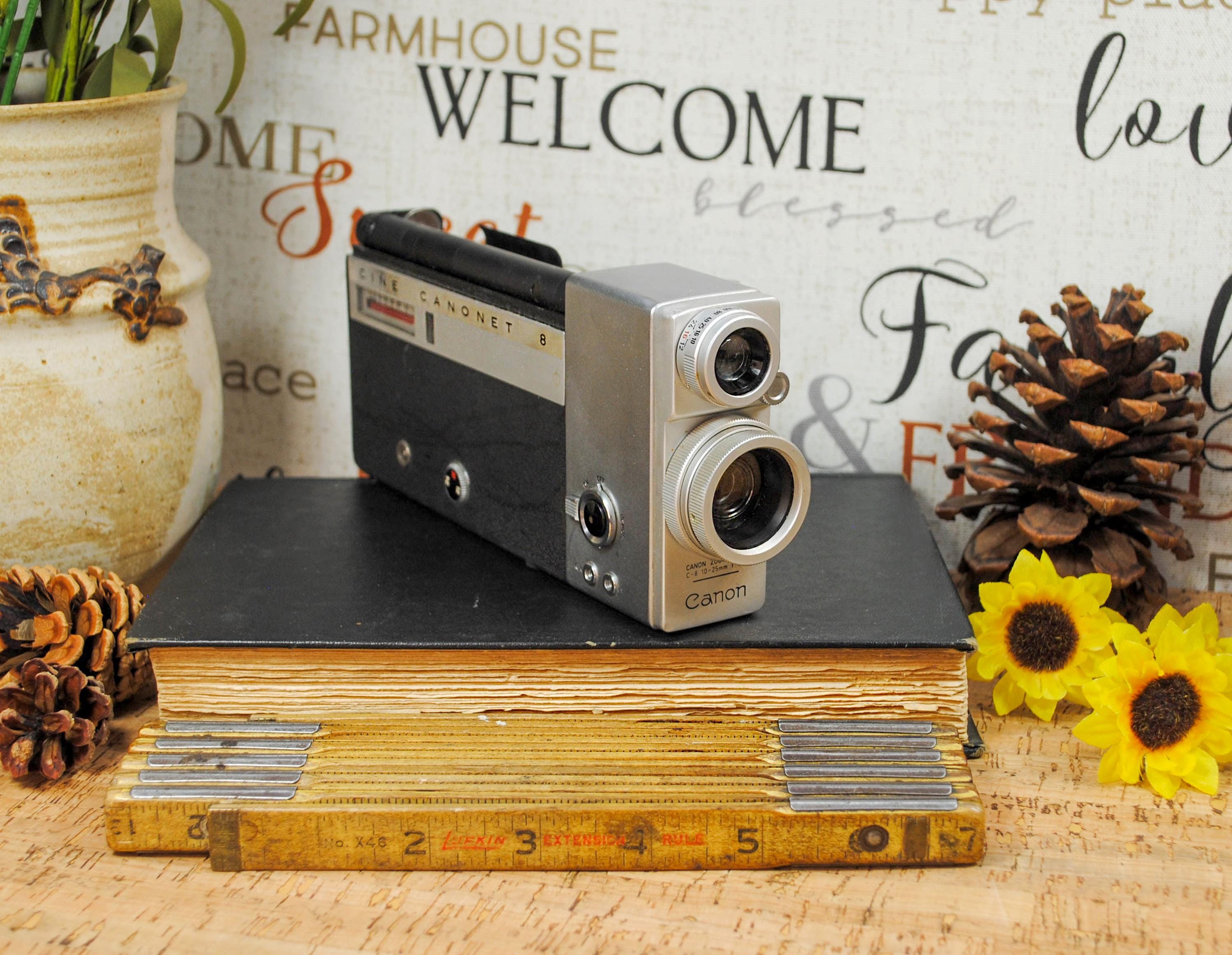 Canon 8mm フィルム シネマカメラ Cine Canonet 昭和レトロ Cine Canonet 8 - Etsy